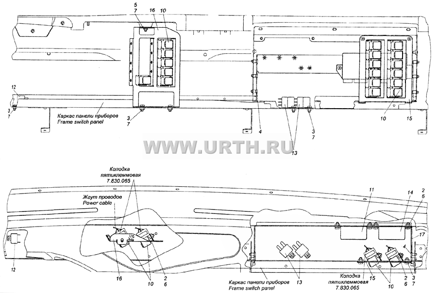 4308-3747001-50 Установка реле